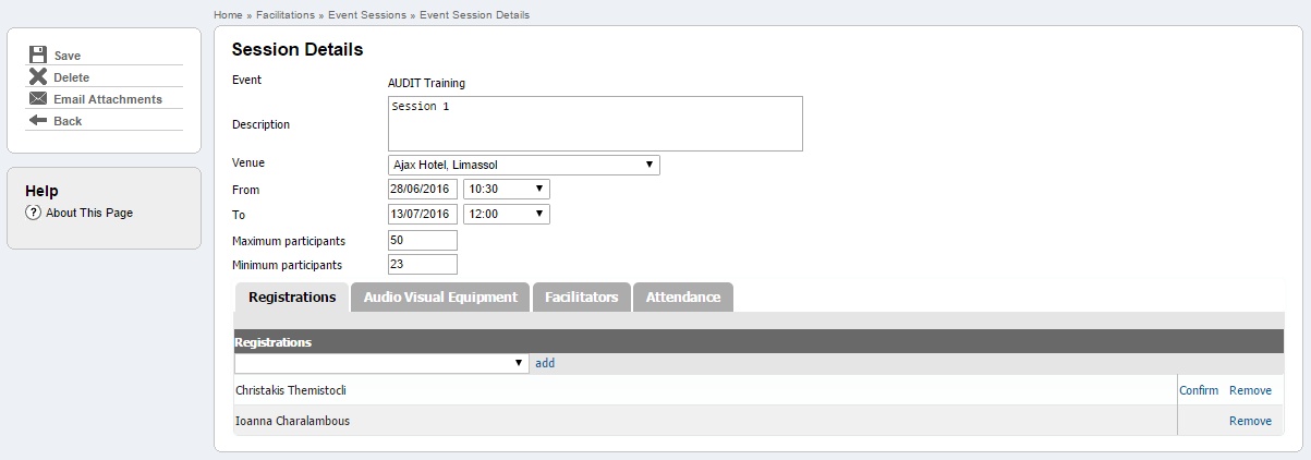Session Details